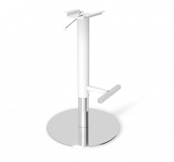 Стул барный Sheffilton SHT-ST29/S128 черный/хром/белый муар - Вид 6