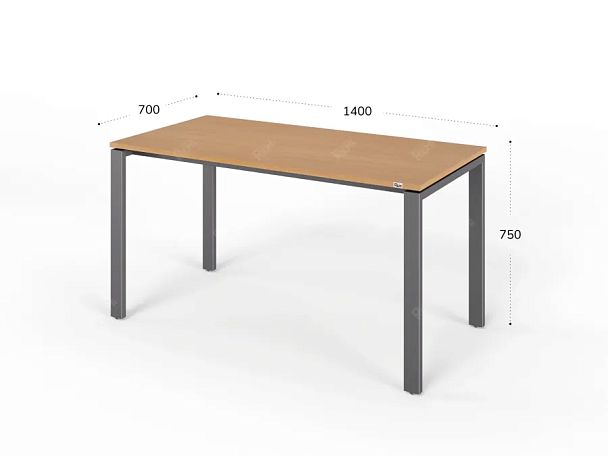 ЛАЙТ / LIGHT RLG014-14x7 Прямоугольный стол 140x70x75 Бук - Вид 2