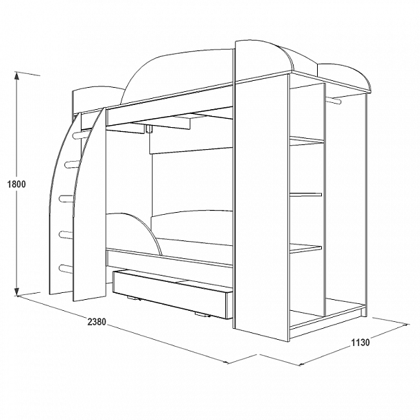 Кровать "Омега 4а" - Вид 2