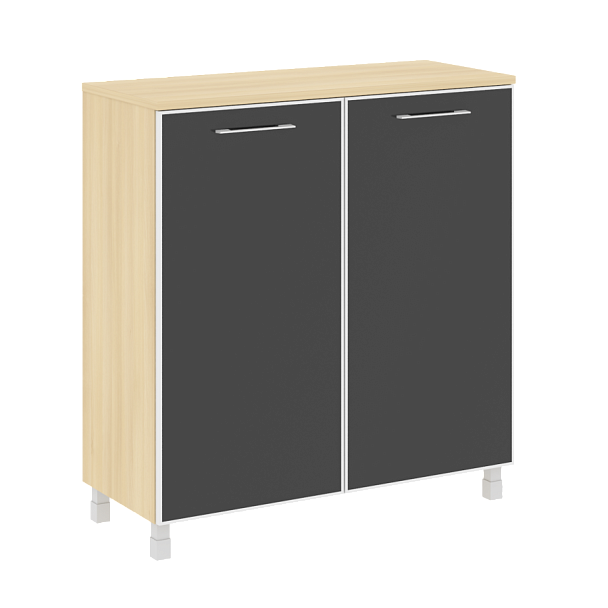 Yalta Шкаф квадратный LT.SD-1.4 R black Акация/Стекло black 1098*452*1168 - Вид 1