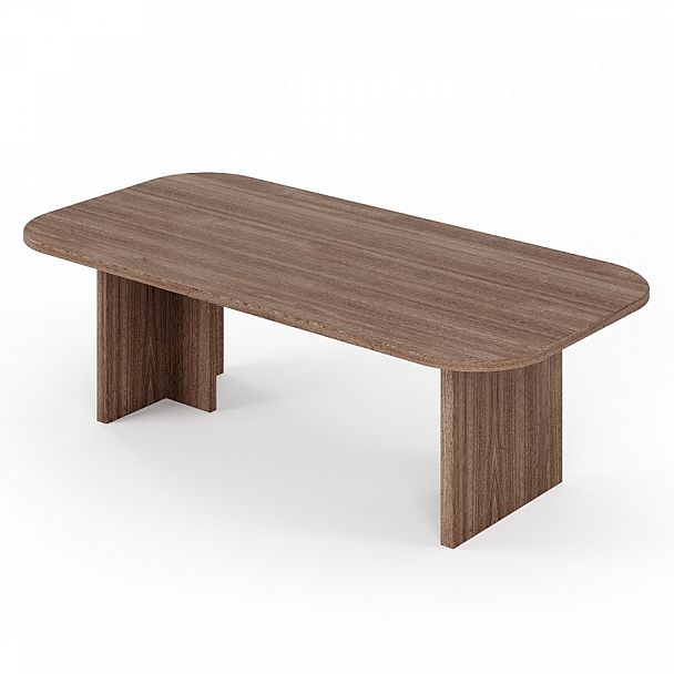 Стол для переговоров "Лидер" ПК-ЛДР-СТГ240х120/38-В1-299 дуб шамони - Вид 1