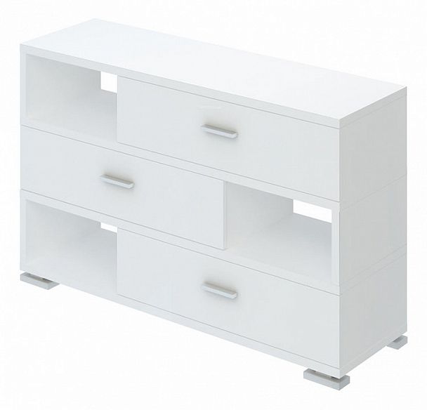 Тумба комбинированная Домино СБ-40/3 Белый - Вид 1
