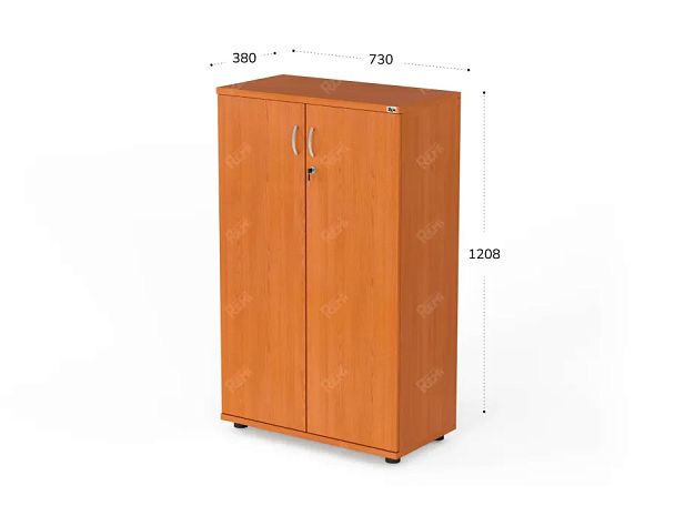 UNITY РШ3С-11 ВИШНЯ Закрытый шкаф Прямой 730x380x1208 - Вид 2