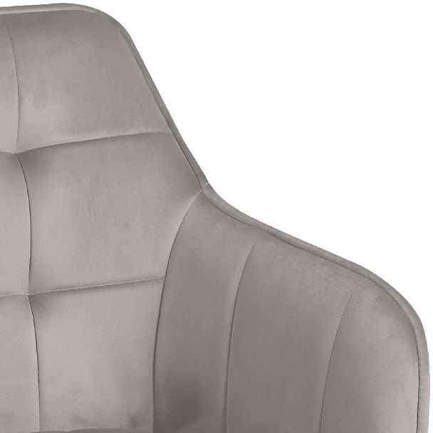 Комплект барных поворотных кресел Мони К, Confetti silver/белый, 2 шт. - Вид 9