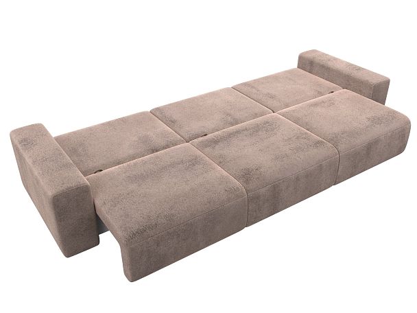 Диван прямой Лига-036 НПБ Классик Лонг Велюр бежевый - Вид 10
