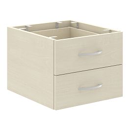 Тумба подвесная с 2-мя ящиками СРС-2V.1 Клен* 407х448х325 IMAGO PLUS - Фото предпросмотра