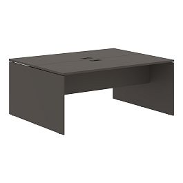 Стол двойной ED2ST 1767 Мокко/Черный 1760х1346х750 EDIS - Фото предпросмотра
