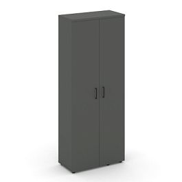 Стайл Проджект Гардероб широкий неглуб. SN.GB.E-003 Антрацит/Черный Ручки 796*400*1982 - Фото предпросмотра