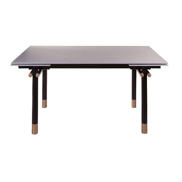 Стол обеденный Trump (160+40+40), керамика серая - Вид 2