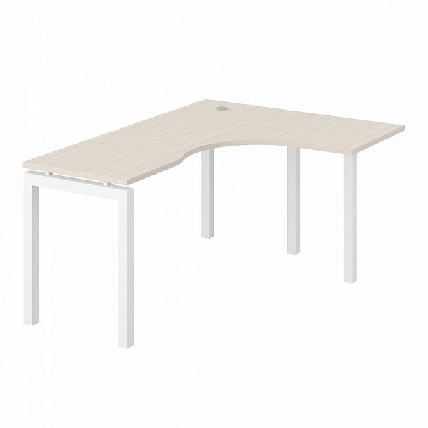 Стол эргономичный "Тандем-А" ПК-ТНА-СТЭ160Х120П/АЖ-В2-876 дуб альпийский - Вид 1