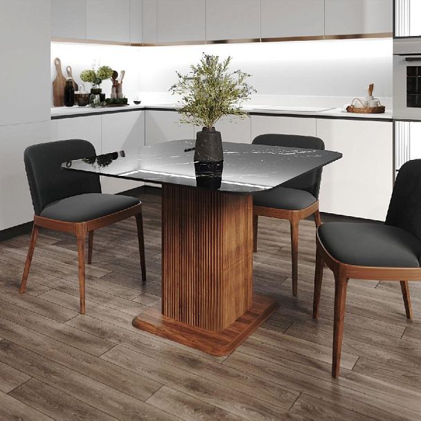 Стол Denver 110, квадрат глянец - Вид 5