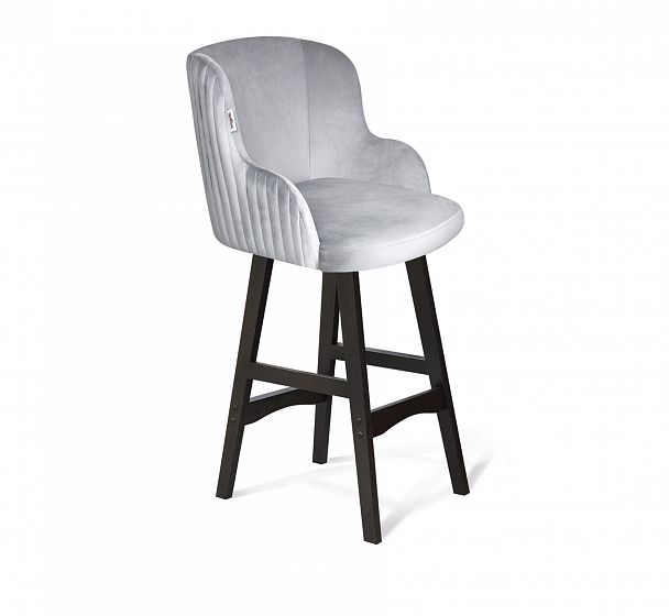 Стул полубарный Sheffilton SHT-ST39-1/S65-1 серое облако/венге - Вид 2