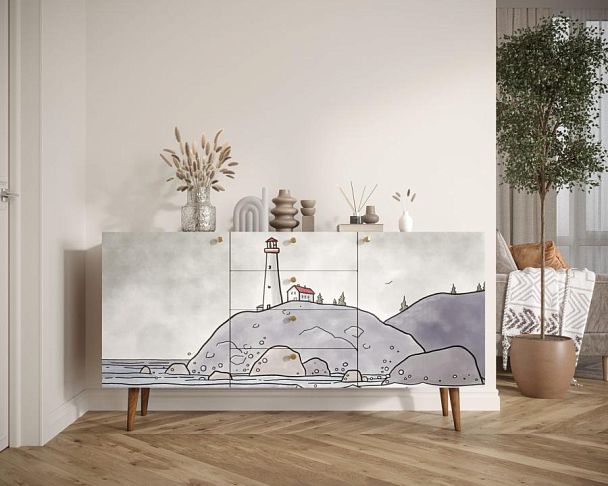 Комод Berber с ящиками арт BB14/Print_51 - Вид 4