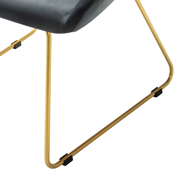 Кресло Kent Diag grey/Линк золото - Вид 7