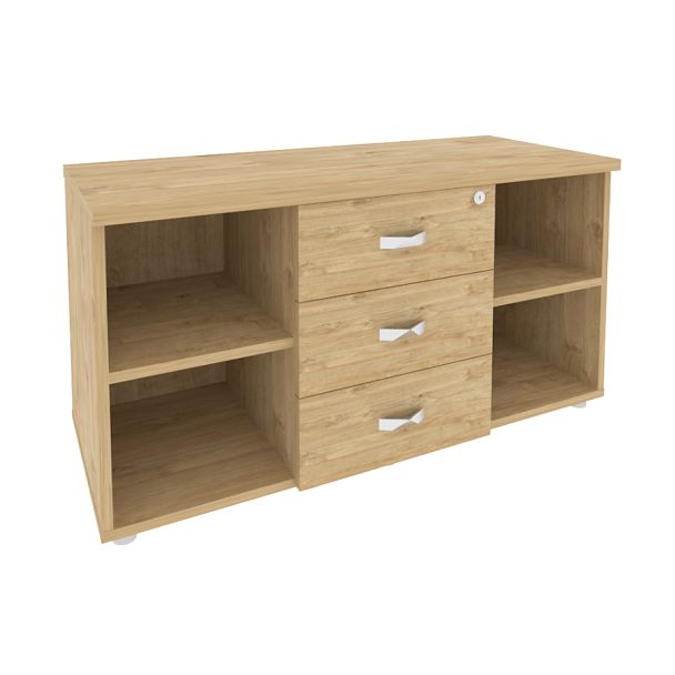 Onix Direct Тумба сервисная с ящиками O.TS-11 Тиквуд светлый 1100*460*576 - Вид 1