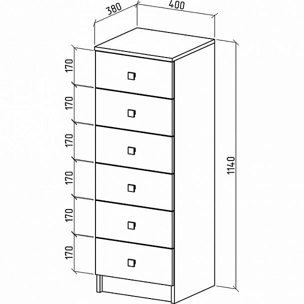 Комод Бостон-4 - Вид 2