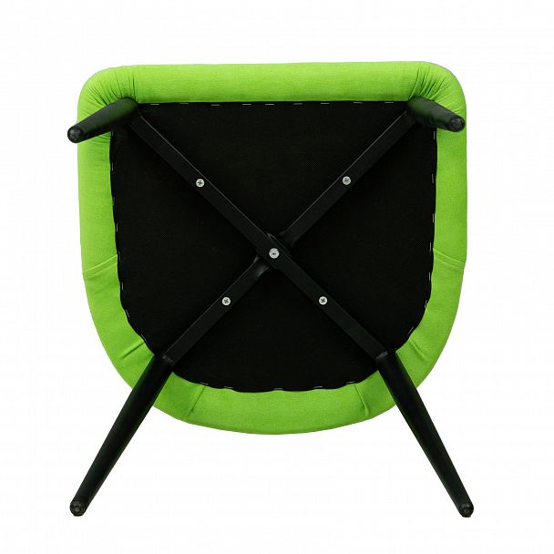Стул Аэр, ножки черные, велюр салатовый - Вид 7
