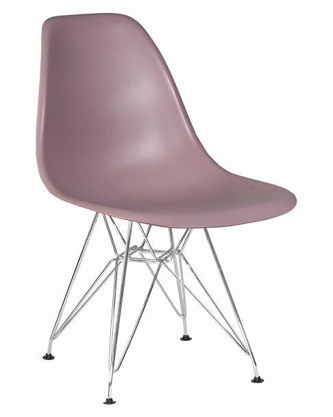 Стул обеденный DOBRIN DSR (ножки хром, цвет сиреневый (P-04)) - Вид 1