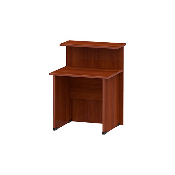 Стойка ресепшн прямая СР-60/60 орех итальянский - Вид 2