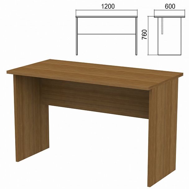 Стол письменный "Арго", 1200х600х760 мм, орех - Вид 2