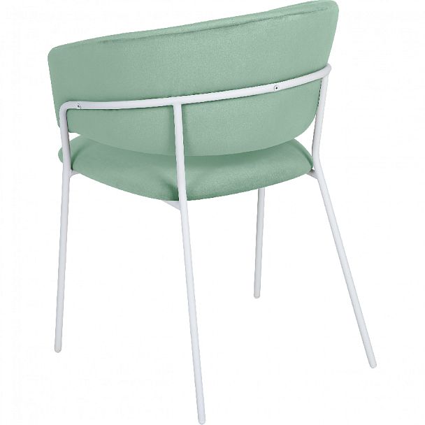 Комплект кухонных стульев Даксон мятный велюр/белый, 4 шт. - Вид 5