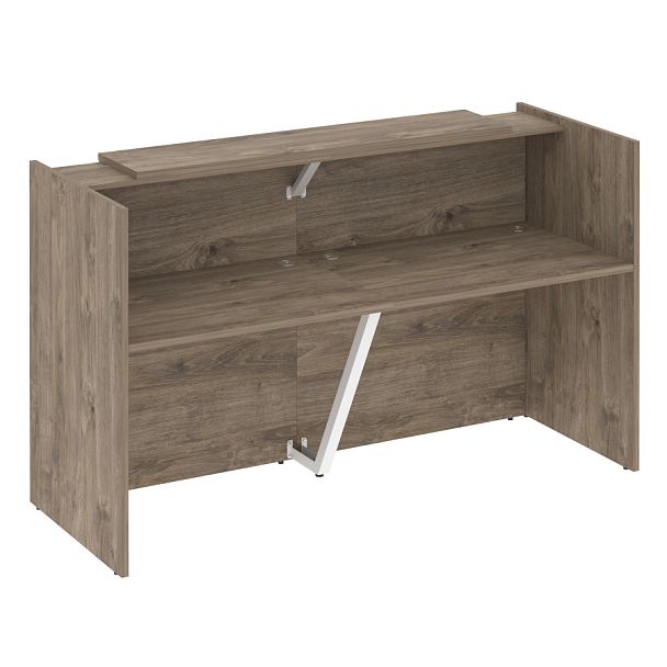 Ресепшн "Onix" O.R-K-6 тиквуд темный/белый - Вид 1