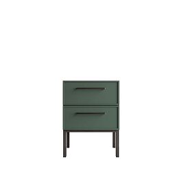 Тумбочка с двумя ящиками Nicole арт NEM16G Зеленый - Фото предпросмотра