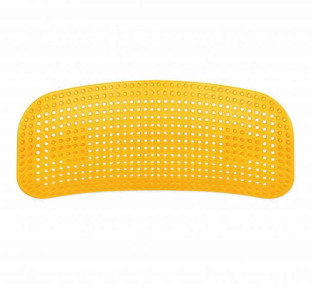 Стул подъемно-поворотный Sheffilton SHT-S85/S121М желтый/черный/черный муар - Вид 3