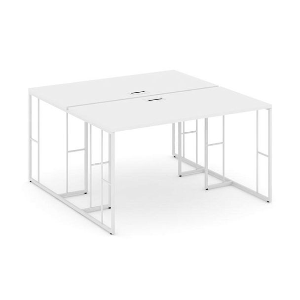 Rift Рабочая станция RF.DRS-002 Белый Бриллиант/Металл Белый 1180*1232*750 - Вид 1