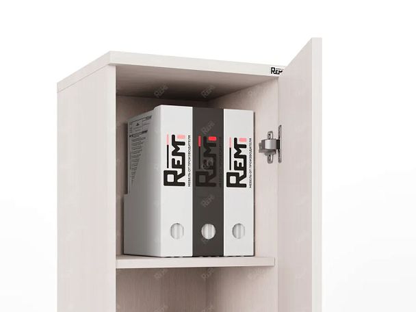 UNITY РШ3-04 ДУБ МОЛОЧНЫЙ Закрытый шкаф Правый 366x380x1966 - Вид 5