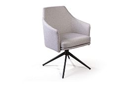 Стул с кручением Ben, светло-серый - Фото предпросмотра