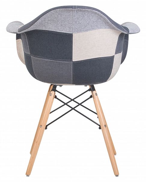 Стул обеденный DOBRIN DAW RACHEL (ножки светлый бук, сиденье 002 Puzzle) - Вид 5