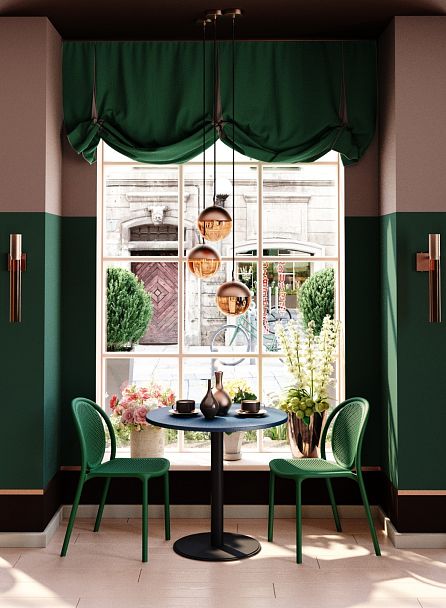 Стул Sheffilton SHT-S172 темно-зеленый ral 6028 - Вид 6