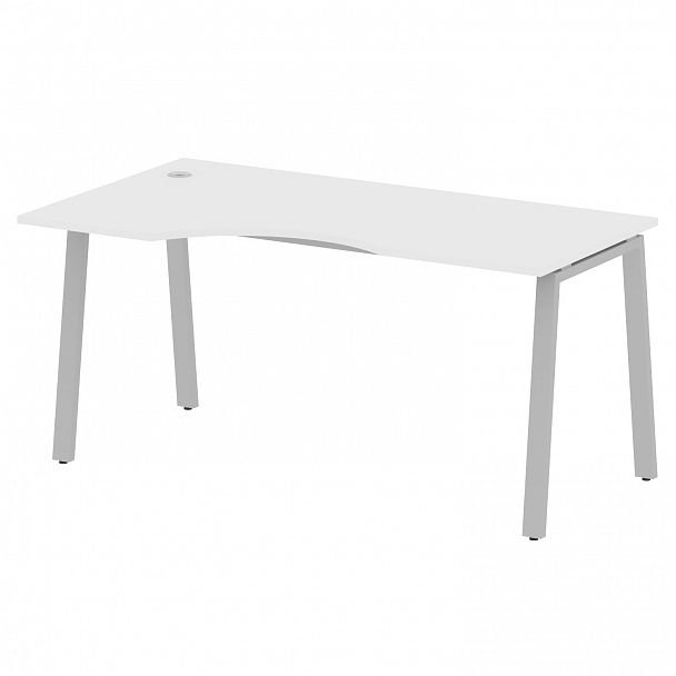 Стол "Metal System" БА.СА-1 белый/серый - Вид 2