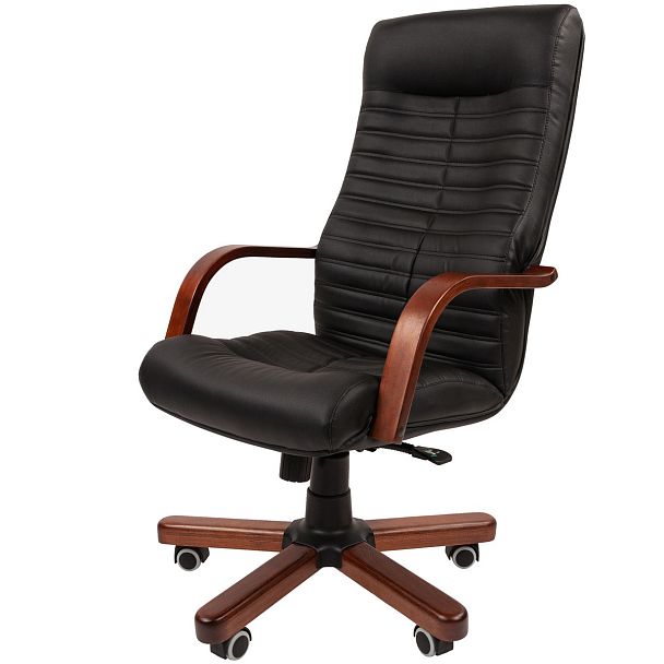 Кресло CHAIRMAN 480WD, экокожа, черный - Вид 2