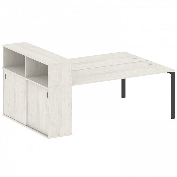 Рабочая станция "Metal System" БП.РС-СШК-2.5 дуб наварра/антрацит - Вид 1