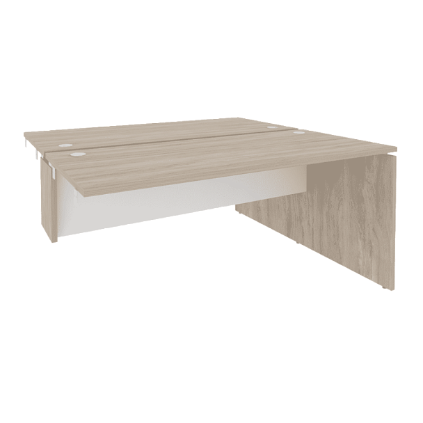 Onix Стол-приставка двойной к опорным элементам O.D.SPR-4.7 Дуб аттик/Белый бриллиант 1580*1475*750 - Вид 1