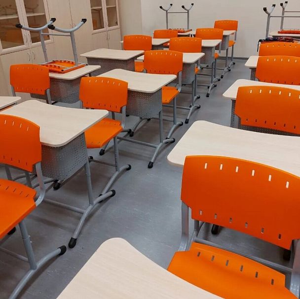 Школьный стул Sigma (каркас гнутые ножки), оранжевый, гр.4-7 - Вид 2