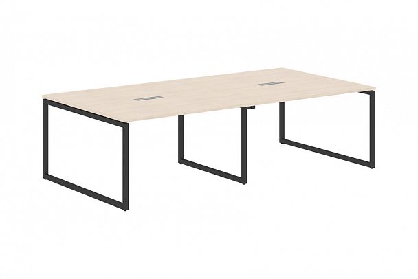 Стол "XTen-Q" XQSCT 2714 бук тиара/антрацит - Вид 1