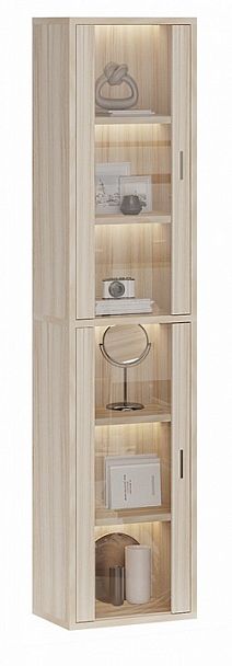 Шкаф-витрина Домино СУ(ш1в2)+2ФС Карамель - Вид 2