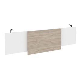 Onix Direct Царга стола руководителя O.M-CSR-5 Белый бриллиант/Дуб аттик/Антрацит металл 1540*450*54 - Фото предпросмотра