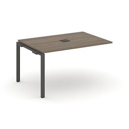 Style Project Проходной наб. элем. перег. стола SN-6P.NSPRG-001 Вяз Благородный/Металл Антрацит 980* - Фото предпросмотра