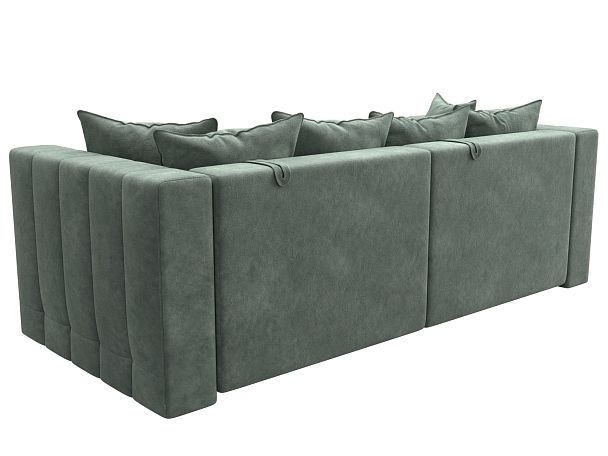 Диван прямой Лига-052 НПБ Велюр зеленый - Вид 5
