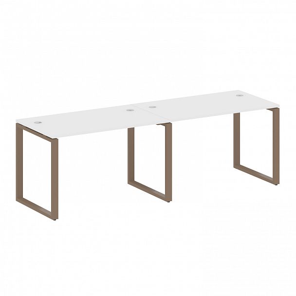 Рабочая станция "Metal System" БО.СМ-2.2 белый/мокко - Вид 1