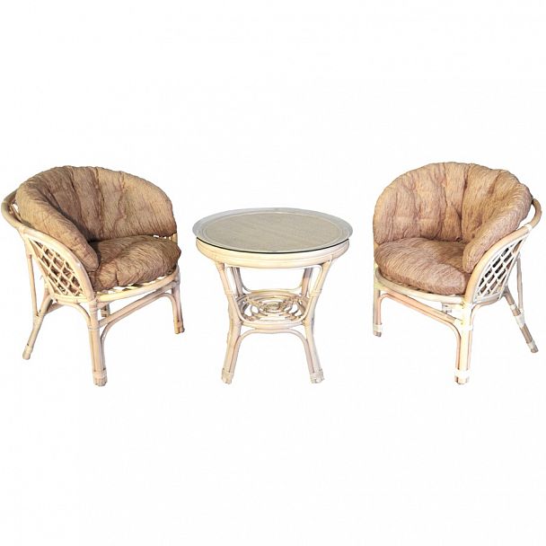 Комплект "Багама" дуэт, подушки коричневые полные твил - Вид 9