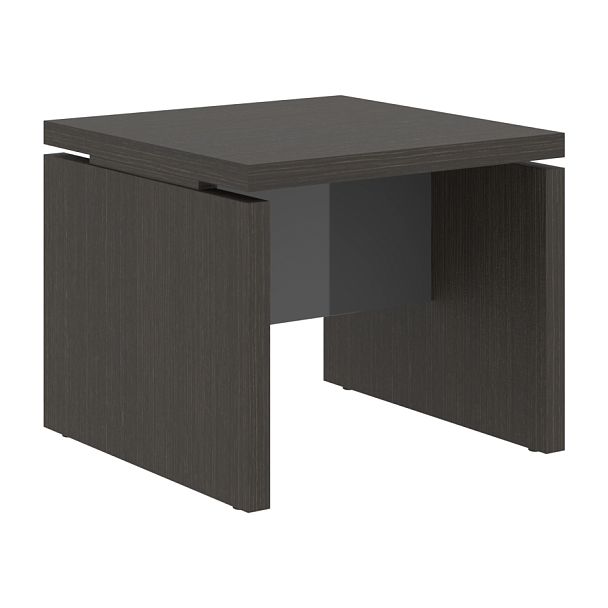 Стол журнальный СП-064-25-11 Дуб Мореный/Серый глянец 600х600х500 KANON - Вид 1