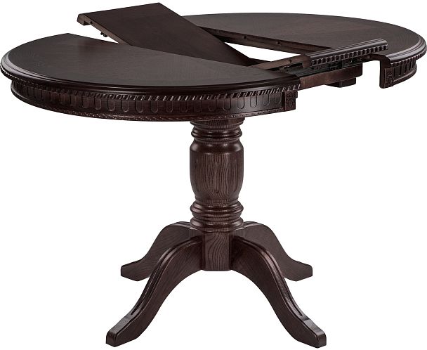 Стол деревянный раскладной Лорель D90 Венге - Вид 3