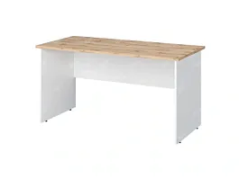 TANDEM RTD027-150-ME Стол прямоугольный ун-й 1500х700х750 Таксония медовая/Белый - Фото предпросмотра
