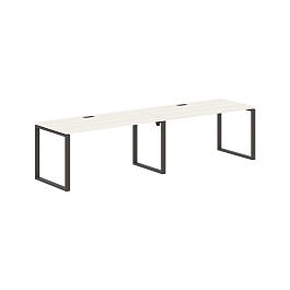 Стол 2-х местный EQWST 3180 Ясень Траун/Мокко 3126х800х750 EDIS - Фото предпросмотра