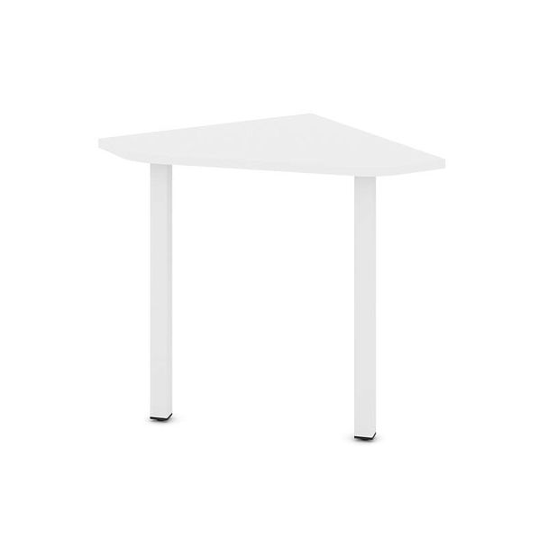 Стайл Проджект Угловой элемент стола SN-5.USP-021 Белый/Металл Белый 800*800*750 - Вид 1